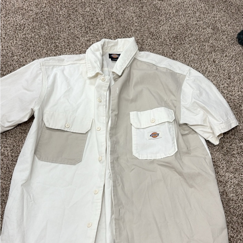 Men’s dickies medium button down shirt